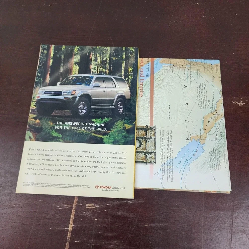 National Geographic Magazine July 1997‎ With Map